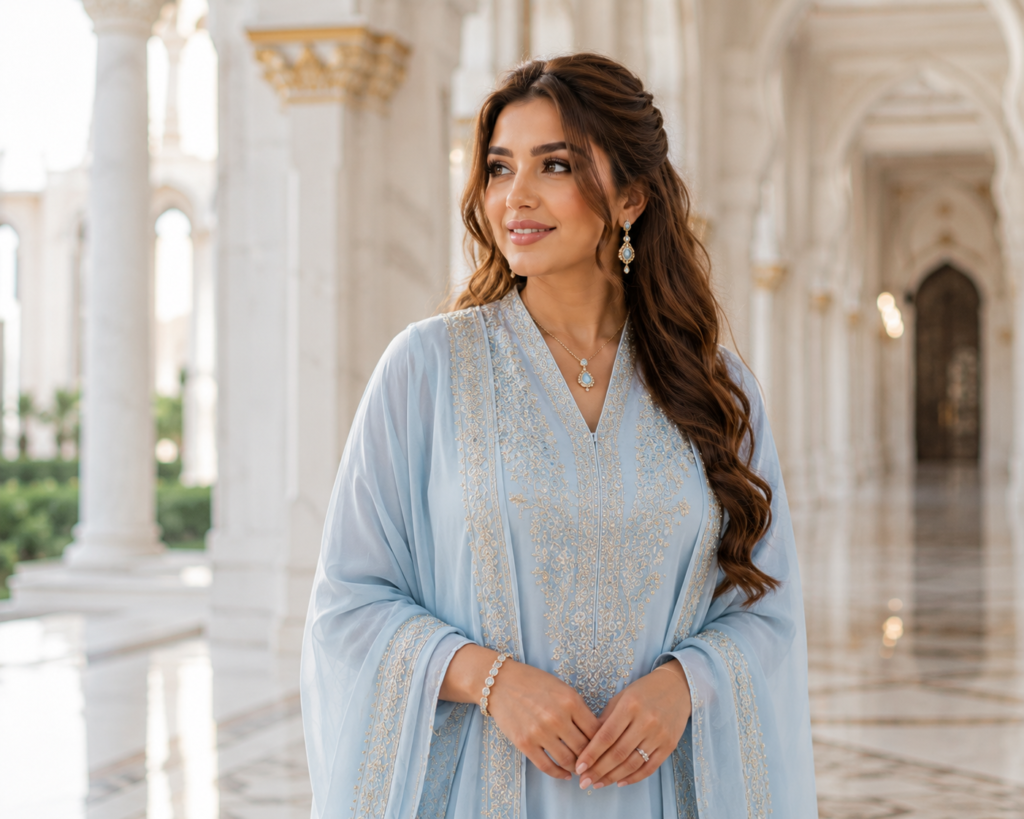 Sheikha Mahra is admired for her elegant and modest fashion sense