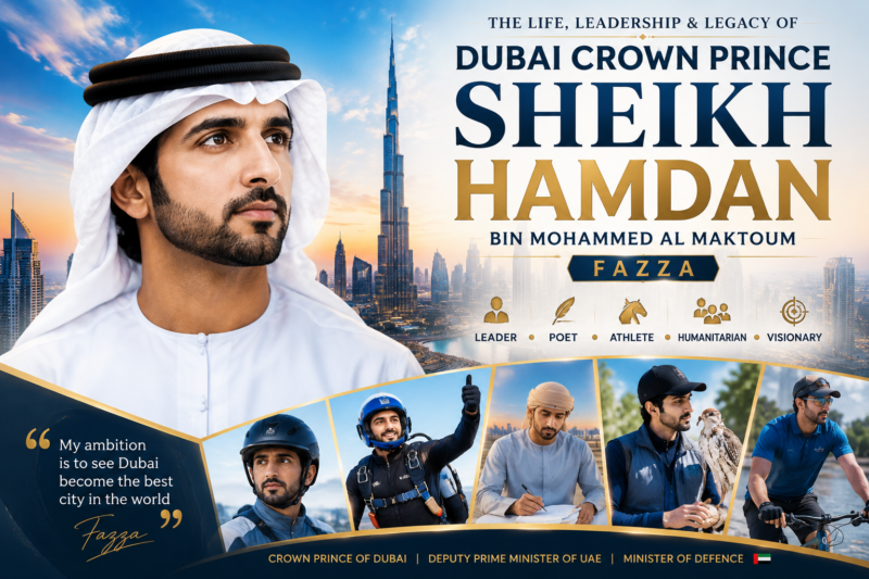 Dubai Crown Prince Sheikh Hamdan bin Mohammed Al Maktoum (Fazza): Complete Biography, Life Story, Family, Career & Achievements (2026)