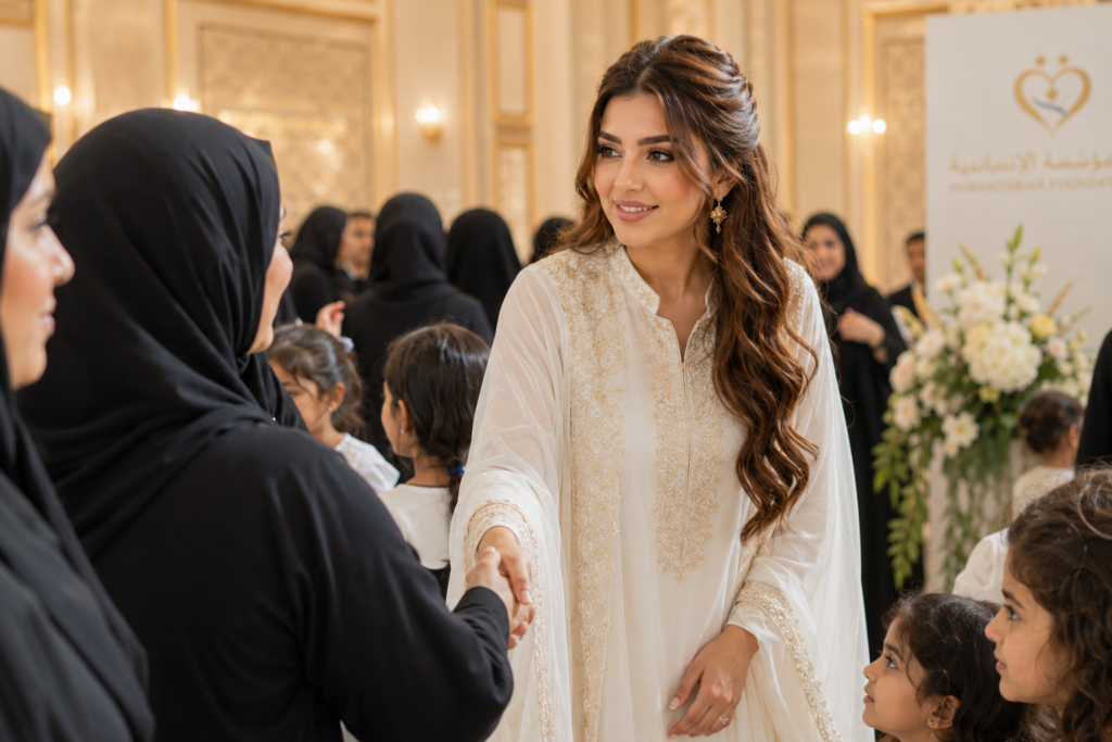 Sheikha Mahra regularly supports charitable and community initiatives