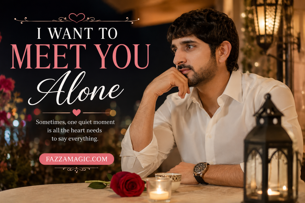 I Want to Meet You Alone